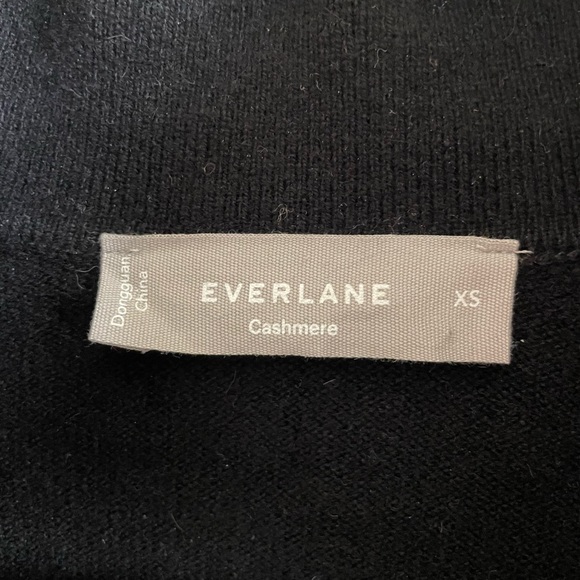 Everlane The Cashmere Polo in XS, black - Picture 2 of 4